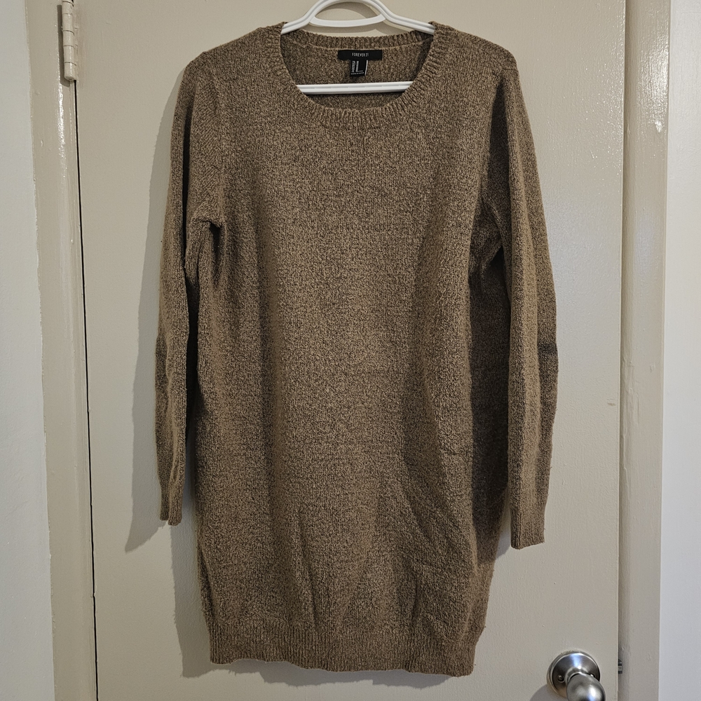 Forever 21 Tan Knit Dress